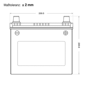 BlackMax ASIA 55-03 12V 55Ah 440A/EN Autobatterie