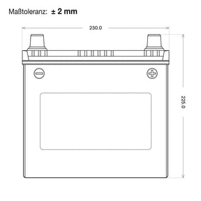 BlackMax ASIA 75-01 12V 75Ah 540A/EN Autobatterie