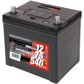 BlackMax ASIA 75-11 12V 75Ah 540A/EN Autobatterie