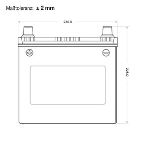 BlackMax ASIA 75-11 12V 75Ah 540A/EN Autobatterie