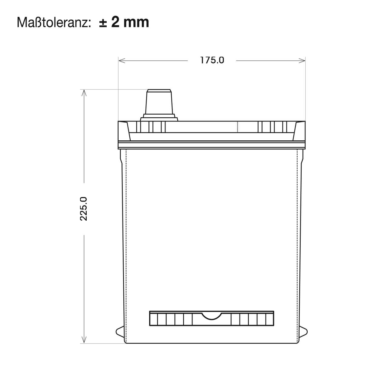 BlackMax ASIA 85-01 12V 85Ah 640A/EN Autobatterie