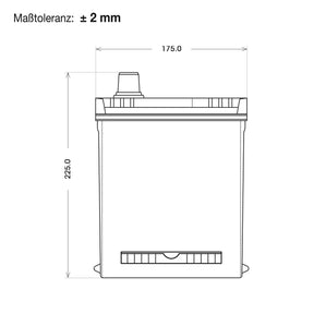 BlackMax ASIA 85-01 12V 85Ah 640A/EN Autobatterie