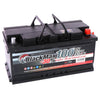 Autobatterie BlackMax 12V 100Ah Seite links