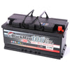 Autobatterie BlackMax 12V 100Ah Seite rechts