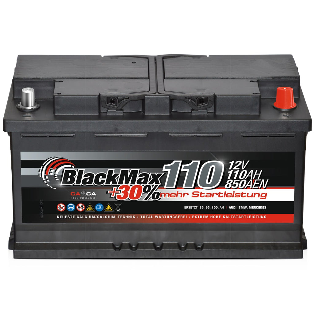 Black Max PKW Starter Auto Batterie 12 V 100Ah 870A/EN