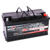 Autobatterie BlackMax 12V 110Ah Seite links