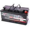 Autobatterie BlackMax 12V 110Ah Seite rechts