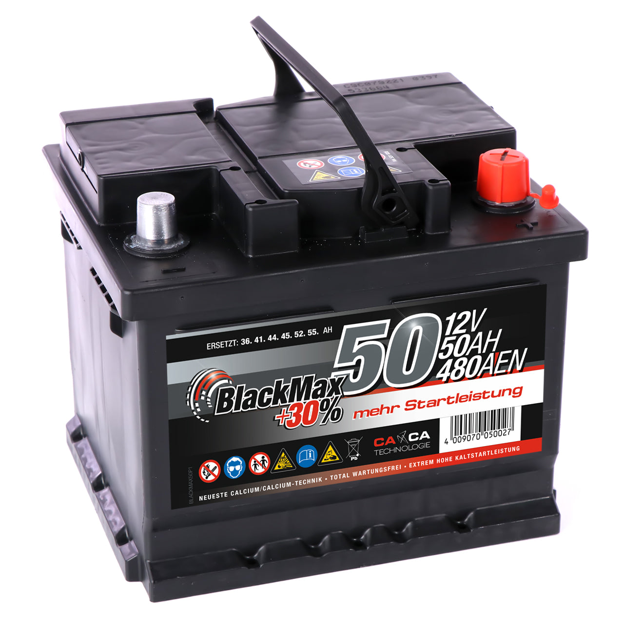 Batterie 50Ah L1 Standard CARMAX - SOCARIMEX, Produits d'entretiens auto  pour professionnels