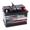 Autobatterie BlackMax 12V 60Ah Seite links