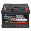 Autobatterie BlackMax 12V 65Ah Front