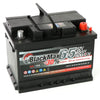 Autobatterie BlackMax 12V 65Ah Seite links