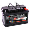 Autobatterie BlackMax 12V 70Ah Seite links