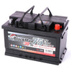 Autobatterie BlackMax 12V 75Ah Seite rechts