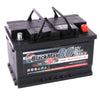 Autobatterie BlackMax 12V 80Ah Seite links