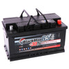 Autobatterie BlackMax 12V 85Ah Seite links