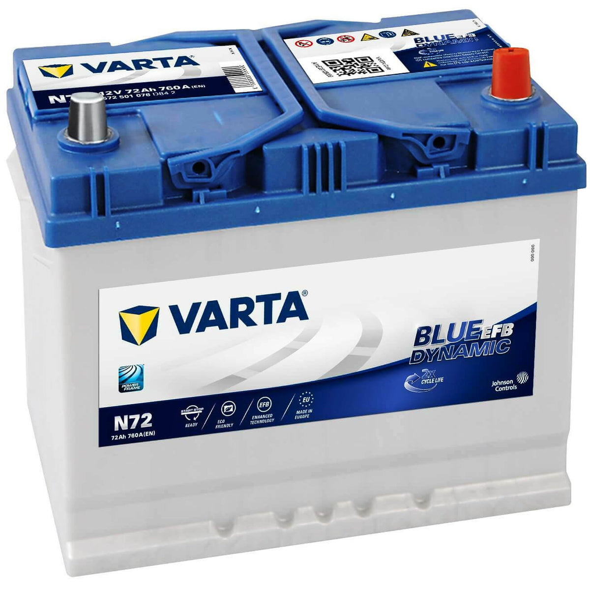 207 Battery Replacement - Varta 12V L2 400/640 A (EN)