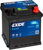 Autobatterie Exide Excell EB440 12V 44Ah Seite links