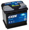 Autobatterie Exide Excell EB500 12V 50Ah Seite links