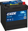 Autobatterie Exide Excell EB504 12V 50Ah Seite links