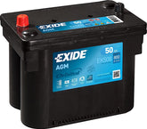 Autobatterie Exide AGM EK508 12V 50Ah Seite links