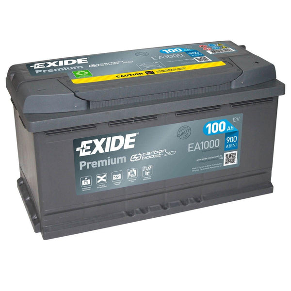 Exide Premium Carbon Boost EA1000 12V 100Ah 900A/EN Autobatterie