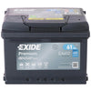 Autobatterie Exide Premium Carbon Boost 2.0 EA612 12V 61Ah Seite links