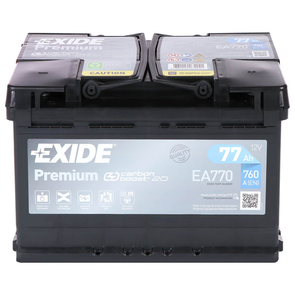 Exide Premium Carbon Boost EA770 12V 77Ah 760A/EN Autobatterie