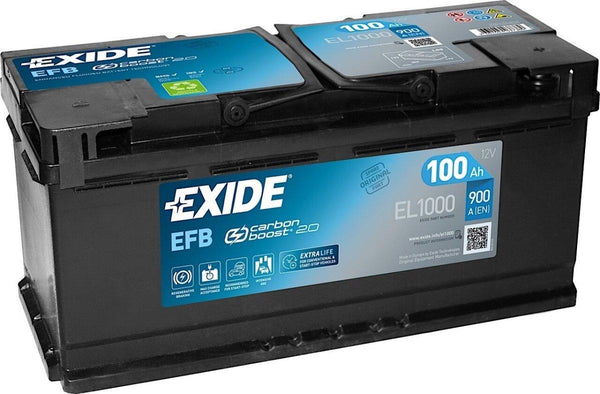 Exide Start-Stop EL1000 EFB 12V 100Ah 900A/EN Autobatterie