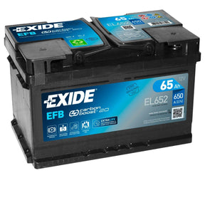 Autobatterie Exide Carbon Boost 2.0 EFB EL652 12V 65Ah Seite links