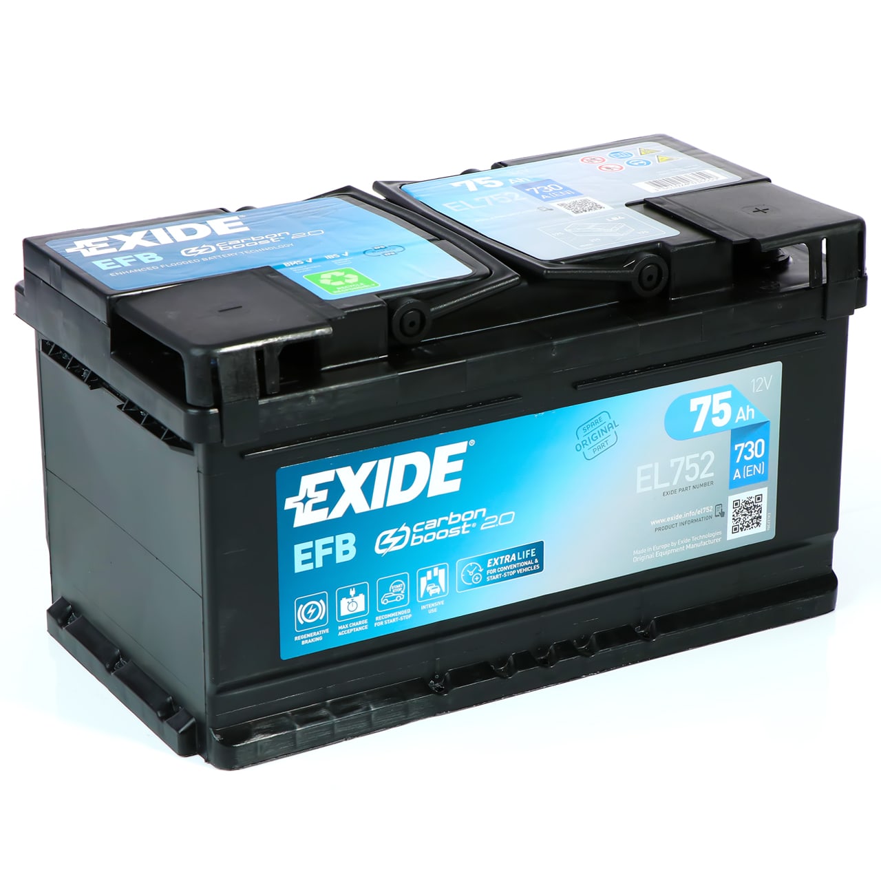 EXIDE Start-Stop EFB EL700 12V 70Ah Blei-Säure Starterbatterie - ACCU