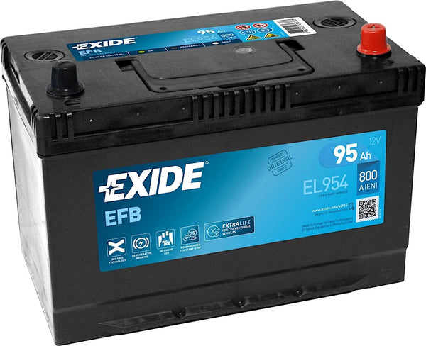 Exide Start-Stop EL954 EFB 12V 95Ah 800A/EN Autobatterie