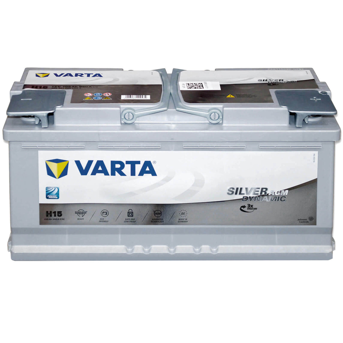 Batterie AGM Vtpower. VTAGML595850D. 95Ah - 850A(EN) 12V. Boîte L5