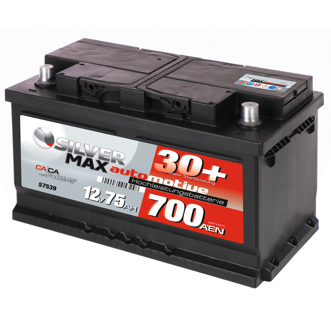 Starterbatterie Speed Max 75 Ah 680A 12v : : Auto & Motorrad