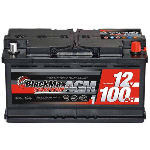 BlackMax Start-Stop AGM 12V 100Ah 950A/EN Autobatterie