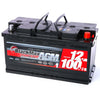 Autobatterie BlackMax Start-Stop AGM 12V 100Ah Seite rechts