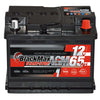 Autobatterie BlackMax Start-Stop AGM 12V 65Ah Front