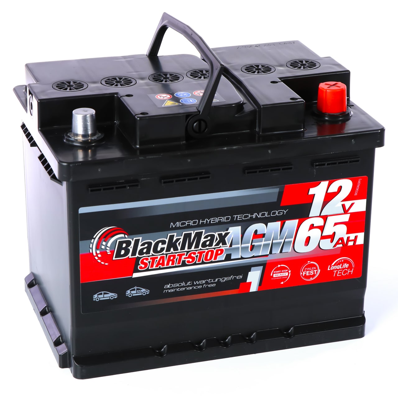 Batterie 70Ah 12V 630A+650A 750A Start/Stop Petlas Batterie démarrage