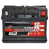 Autobatterie BlackMax Start-Stop AGM 12V 75Ah Front