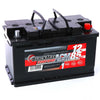 Autobatterie BlackMax Start-Stop AGM 12V 85Ah Seite links