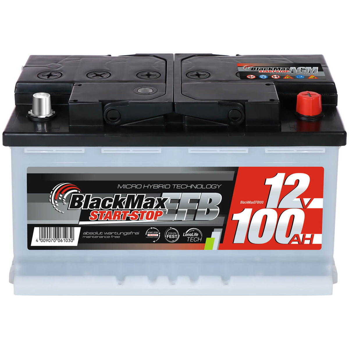 BlackMax Start-Stop EFB 12V 100Ah 1000A/EN Autobatterie