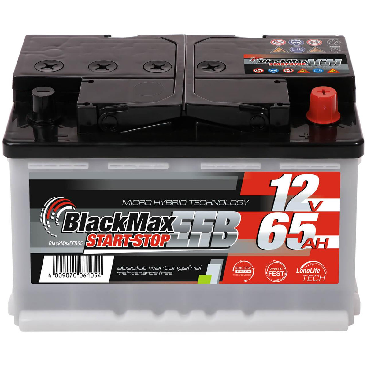 BlackMax Start-Stop EFB 12V 65Ah 600A/EN Autobatterie