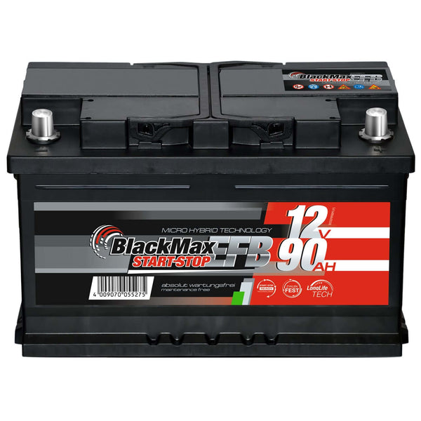 BlackMax Start-Stop EFB 12V 90Ah 900A/EN Autobatterie