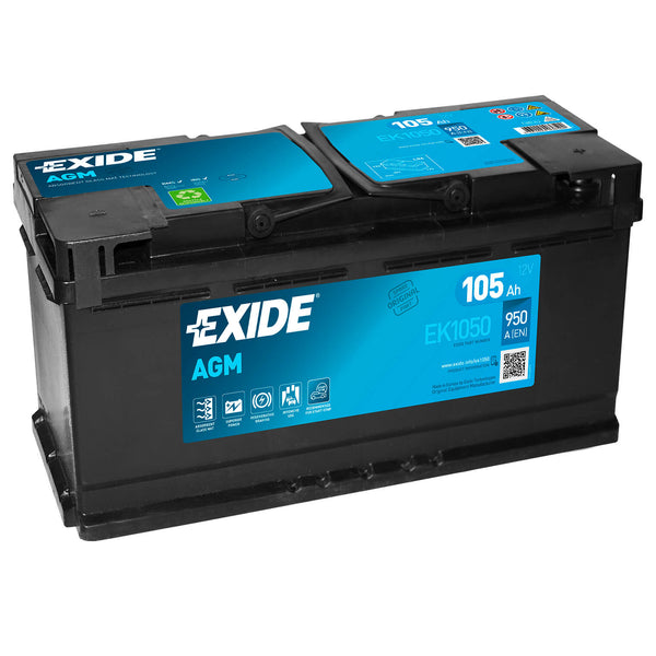 Exide Start-Stop EK1050 AGM 12V 105Ah 950A/EN Autobatterie