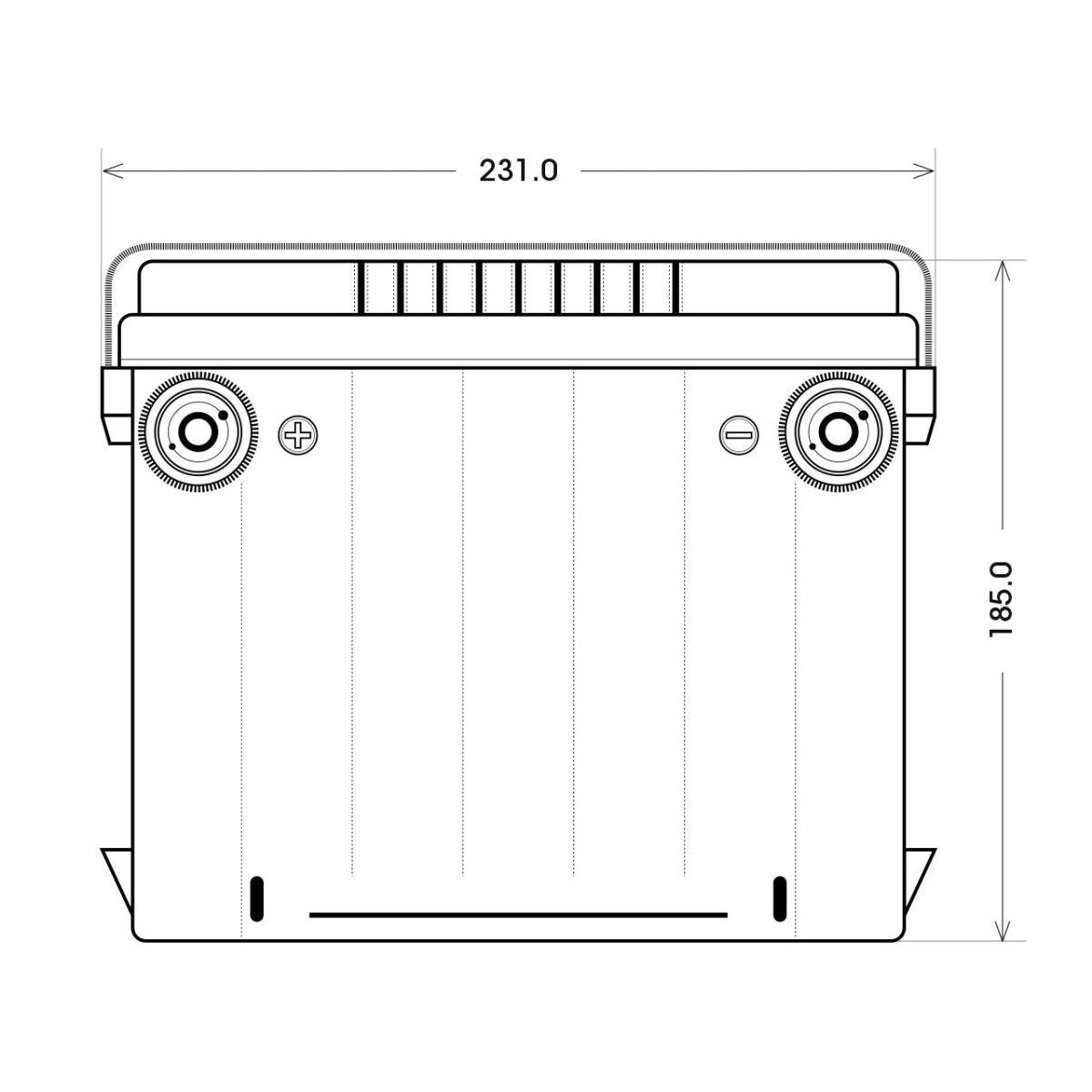 BIG USA CAR 57575 12V 75Ah 510A/EN US Autobatterie