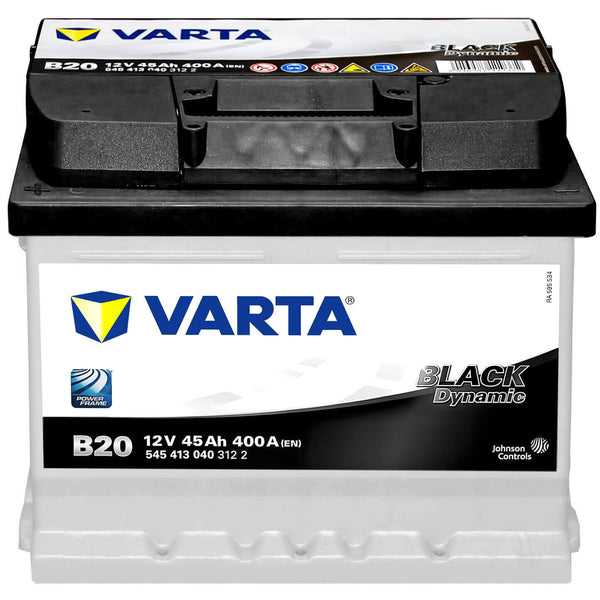 Varta B20 Black Dynamic 12V 45Ah 400A/EN Nutzfahrzeugbatterie