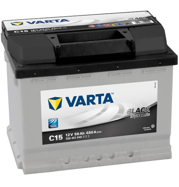 Varta C15 Black Dynamic 12V 56Ah 480A/EN Autobatterie