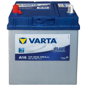Autobatterie Varta Blue Dynamic A15 12V 40Ah 5401270333132 Front