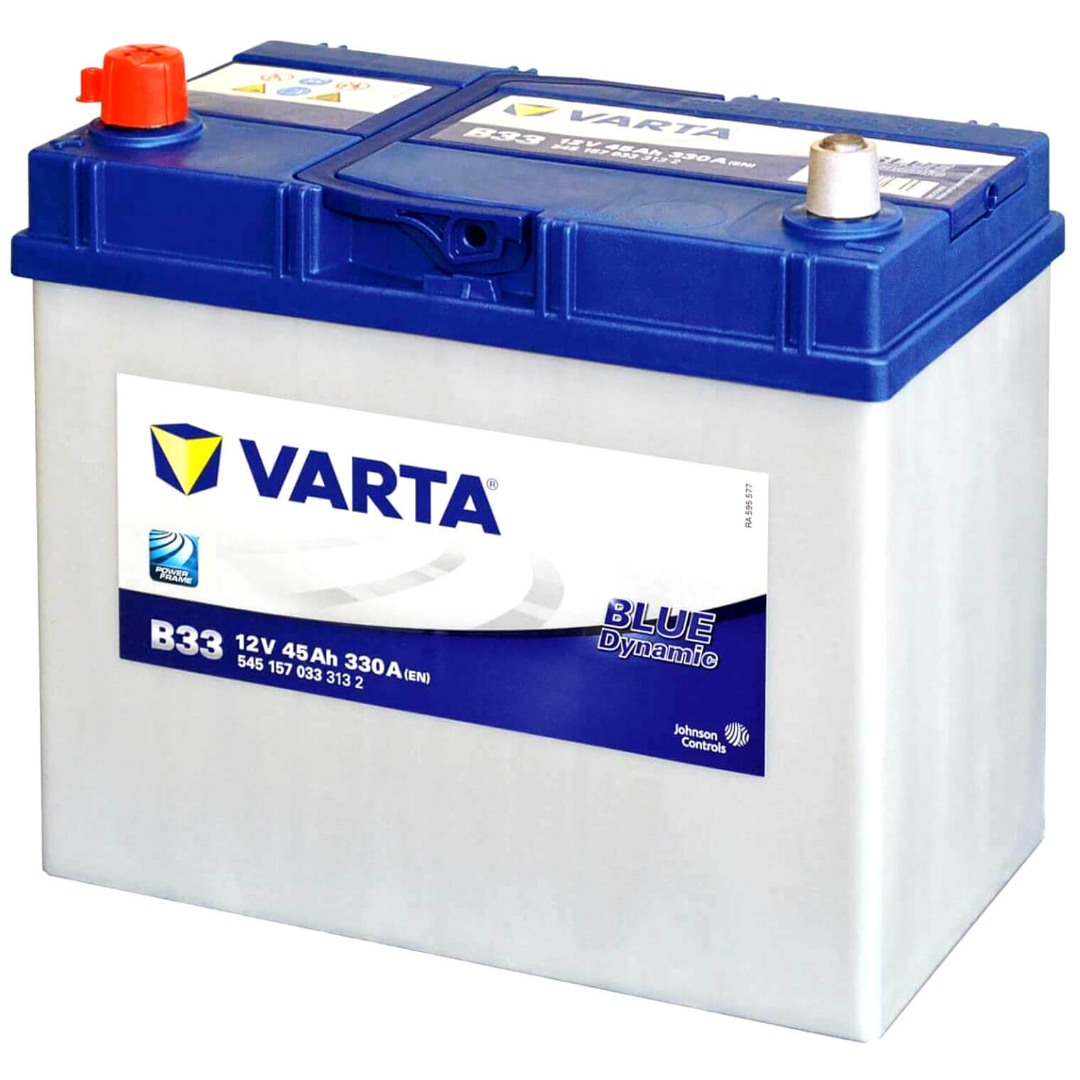 Varta B33 ASIA Autobatterie 12V 45Ah 330A