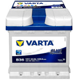 Autobatterie Varta Blue Dynamic B36 12V 44Ah 5444010423132 Front