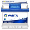 Autobatterie Varta Blue Dynamic C22 12V 52Ah 5524000473132 Front